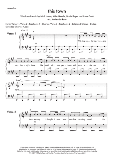 This Town (arr. Andrea La Rose)