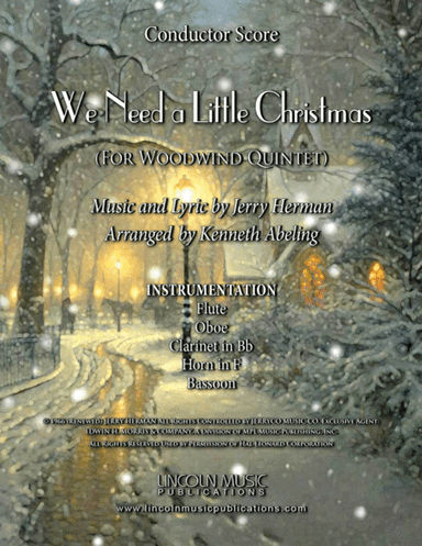 We Need A Little Christmas (arr. Kenneth Abeling)