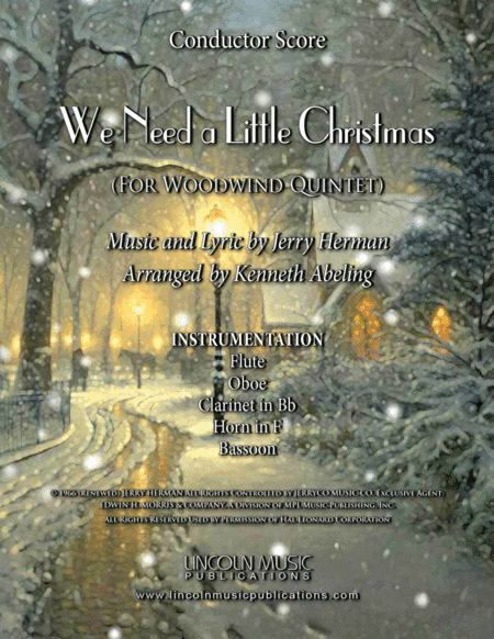 We Need A Little Christmas (arr. Kenneth Abeling)