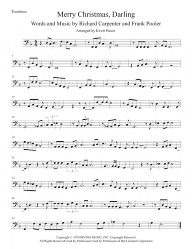 Merry Christmas, Darling (arr. Kevin Busse)