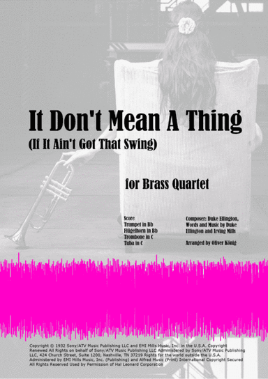 It Don't Mean A Thing (If It Ain't Got That Swing) (arr. Oliver König)