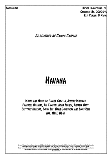 Havana (arr. Mike West)