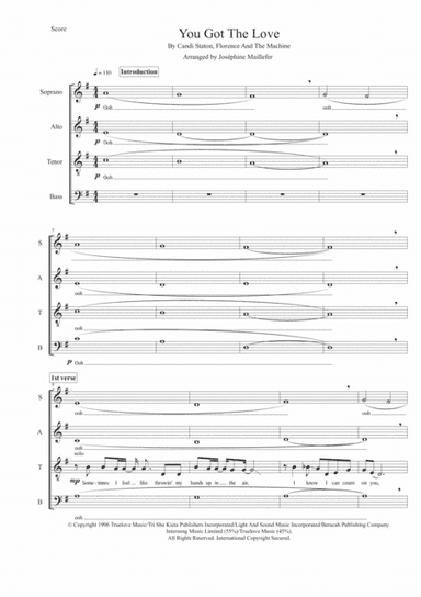 You Got The Love (arr. Joséphine Maillefer)