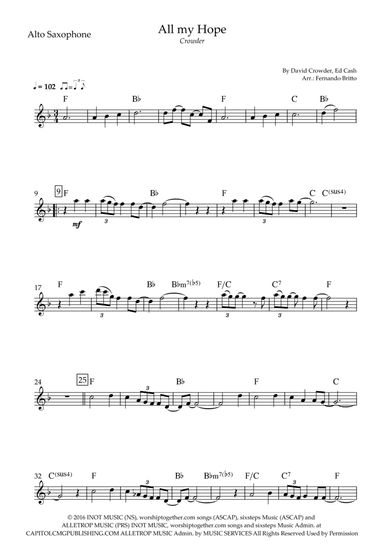 All My Hope (arr. Fernando Britto)