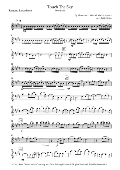 Touch The Sky (arr. Fabio Britto)