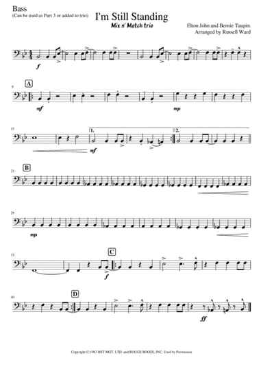 I'm Still Standing (arr. Russell Ward)