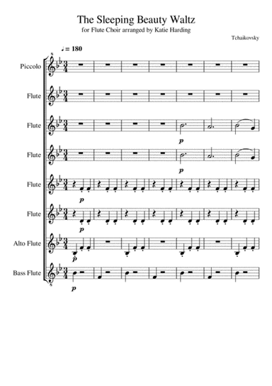 The Sleeping Beauty Waltz (arr. Katie Harding)
