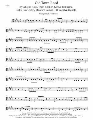 Old Town Road (remix) (arr. Kevin Busse)