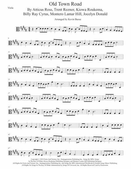 Old Town Road (remix) (arr. Kevin Busse)