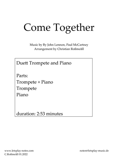 Come Together (arr. Christian Roßmeißl)