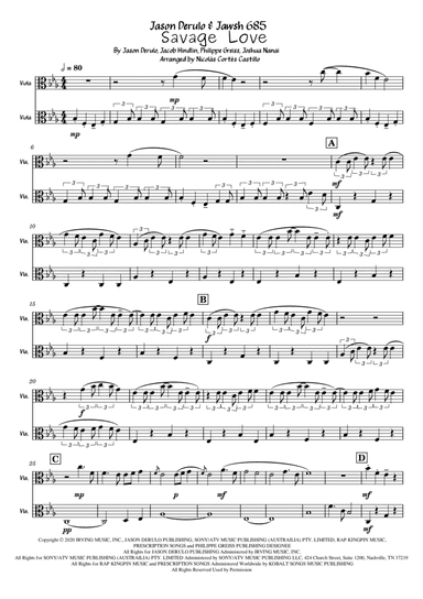 Savage Love (arr. Nicolás Cortés Castillo)