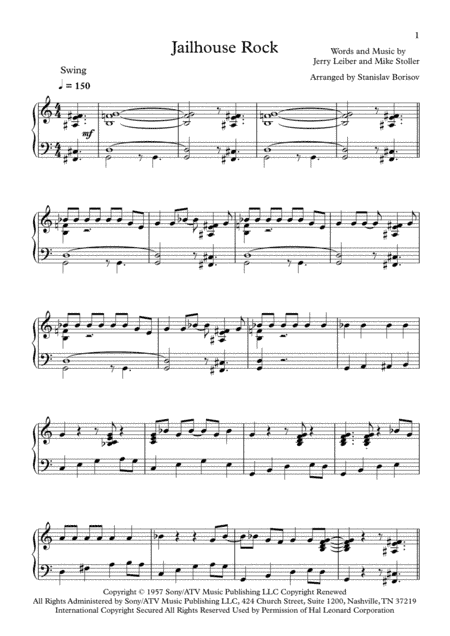 Jailhouse Rock (arr. Stanislav Borisov)