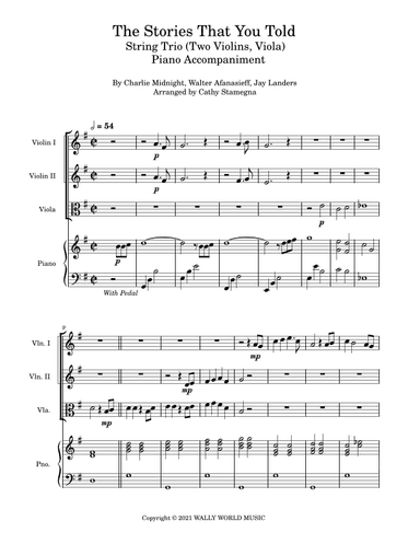The Stories That You Told (arr. Cathy Stamegna)