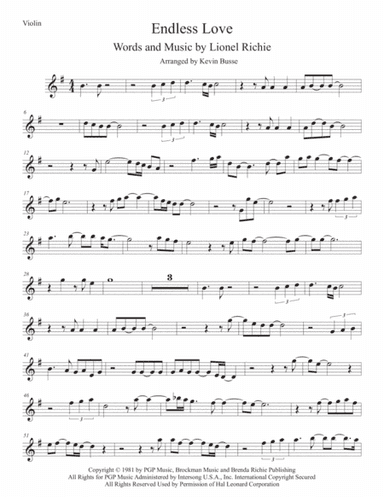 Endless Love (arr. Kevin Busse)