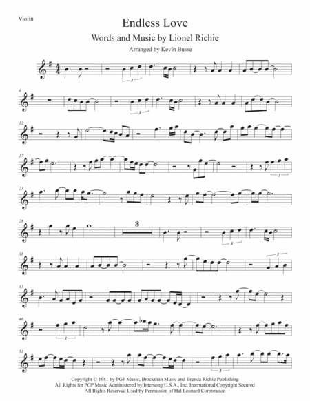 Endless Love (arr. Kevin Busse)