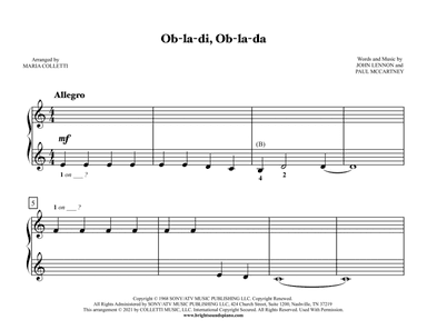 Ob-la-di, Ob-la-da (arr. Maria Colletti)