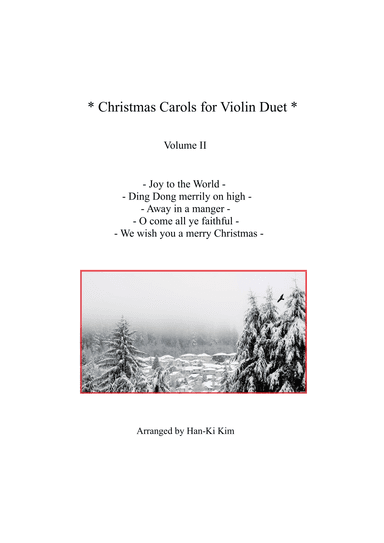 Christmas Carols for 2 Violins Vol.II (arr. Han-Ki Kim)