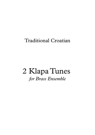 2 Klapa Tunes for Brass Ensemble (arr. Daniel Baykitch)