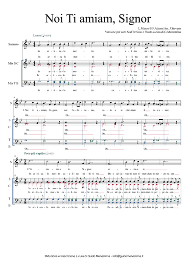 Noi ti amiam, Signor (arr. J.Stevens, Guido Menestrina)