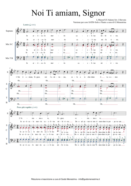 Noi ti amiam, Signor (arr. J.Stevens, Guido Menestrina)