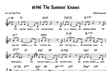 Summer Knows (arr. John Fries)