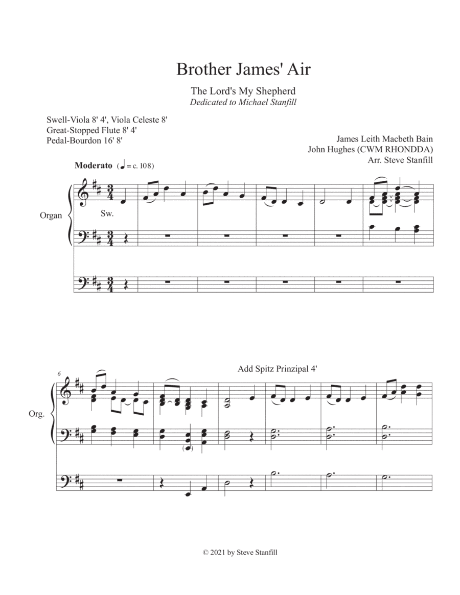 Brother James Air-Organ (arr. Steve Stanfill)