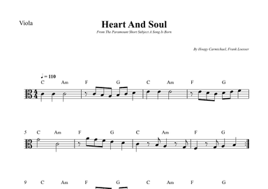 Heart And Soul (arr. Wesley S. SIlva)