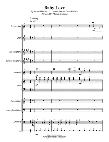 Baby Love (arr. Manuel Guinand)