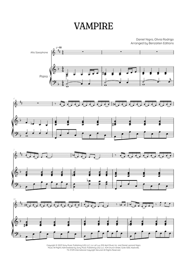 Vampire (arr. Benzaiten Editions)