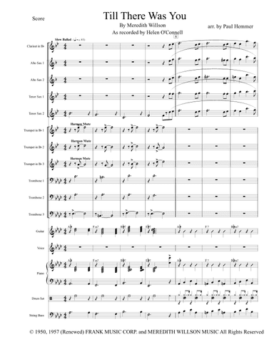 Till There Was You (arr. Paul Hemmer)