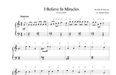 I Believe In Miracles (arr. Samuel Stokes)