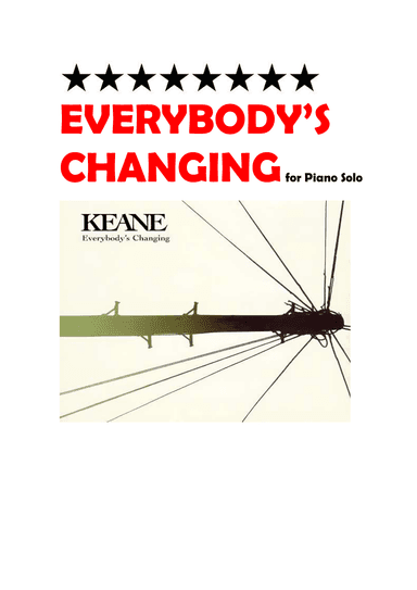 Everybody's Changing (arr. Jhavilah)