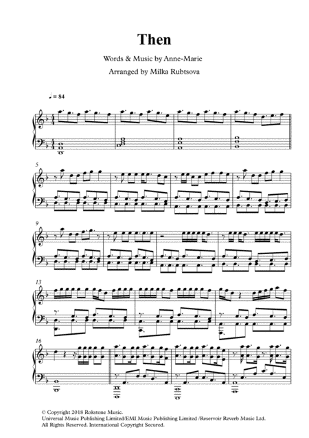 Then (arr. Milka Rubtsova)