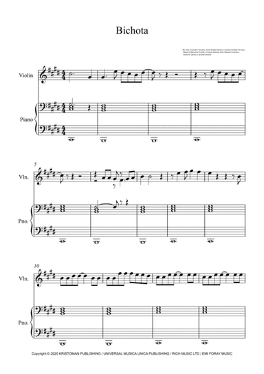 Bichota (arr. André Laitano)