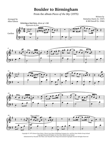 Boulder To Birmingham (arr. Allen Gibson)