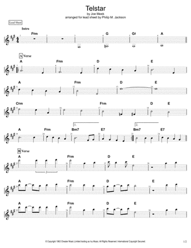Telstar (arr. Philip Jackson)