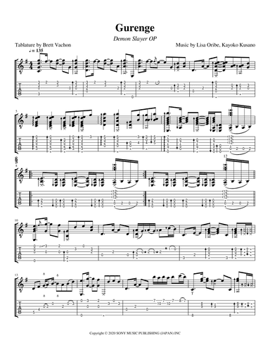 Gurenge (arr. Brett Vachon)