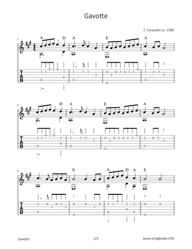 Gavotte (arr. Bettina Schipp)