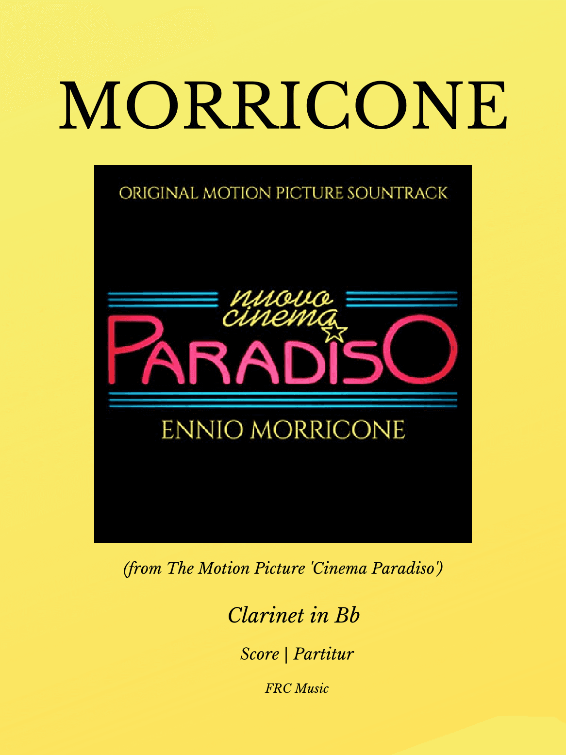 Nuovo Cinema Paradiso (arr. Flavio Regis Cunha)