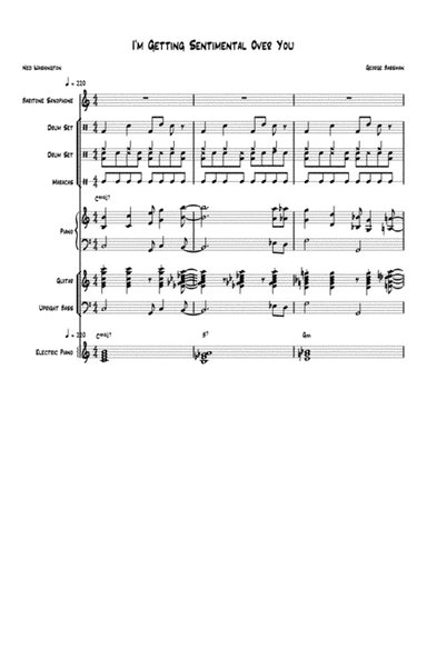 I'm Getting Sentimental Over You (arr. John Bartlett)