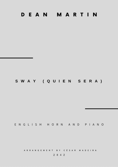 Sway (quien Sera) (arr. César Madeira)