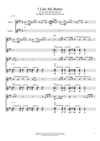 I Like Me Better (arr. Antonius Agung Setiawan)