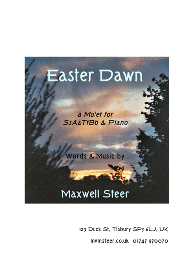 Easter Dawn. Visionary Motet for SSAATTB & piano