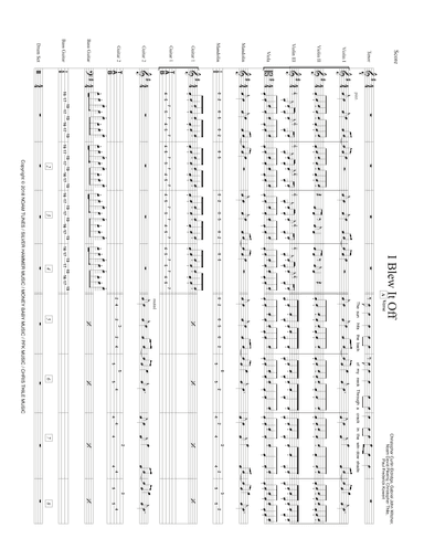 I Blew It Off (arr. Mark McCarron)