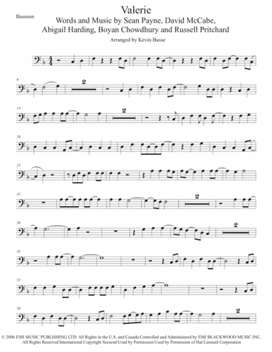 Valerie (arr. Kevin Busse)