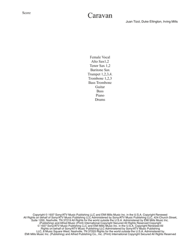 Caravan (arr. Mark McCarron)