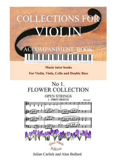 Flower Collection for Violin: ACCOMPANIMENT. Volume 1 in  Collections for Violin