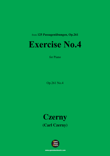 C. Czerny-Exercise No.4,Op.261 No.4 (arr. OSM Press)