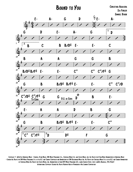 Bound To You (arr. Audioblyca)