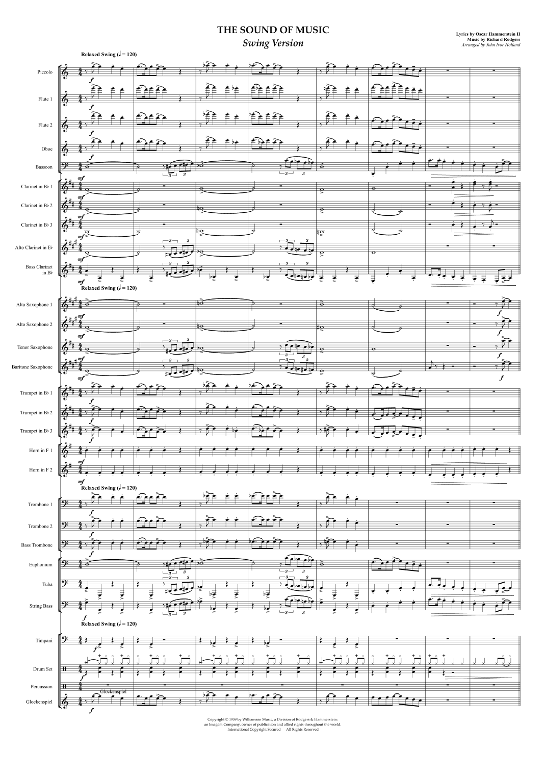 The Sound Of Music (arr. John Ivor Holland)